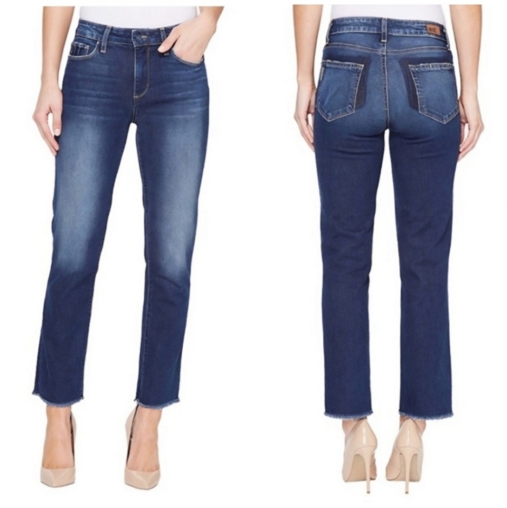 PAIGE Jacqueline Women's Ankle Cropped Blue Jeans Size 27